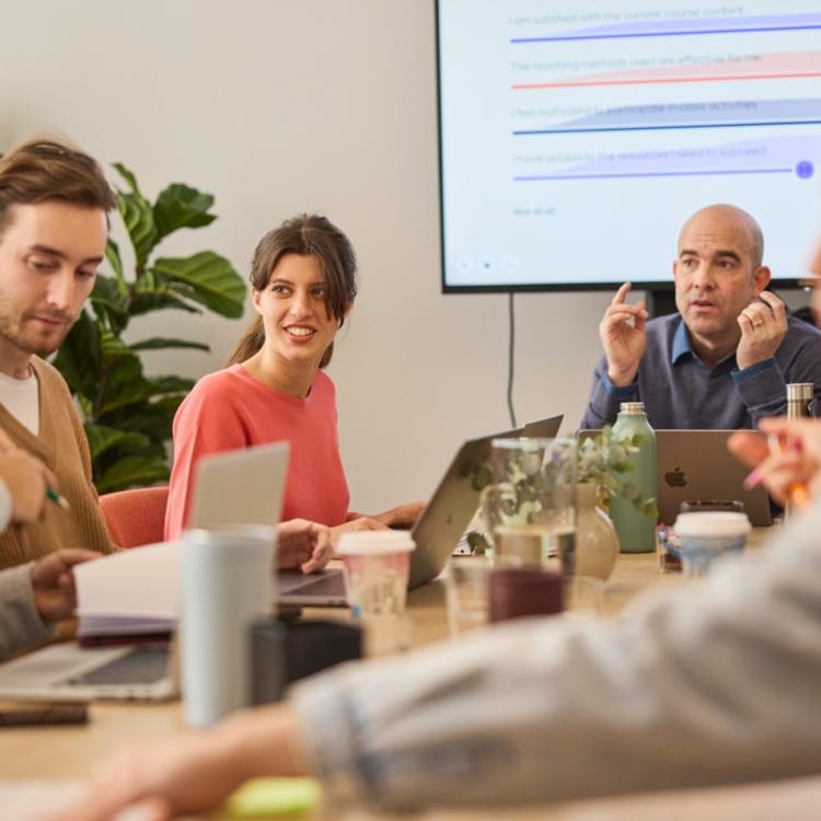  Team Meeting with Mentimeter Presentation